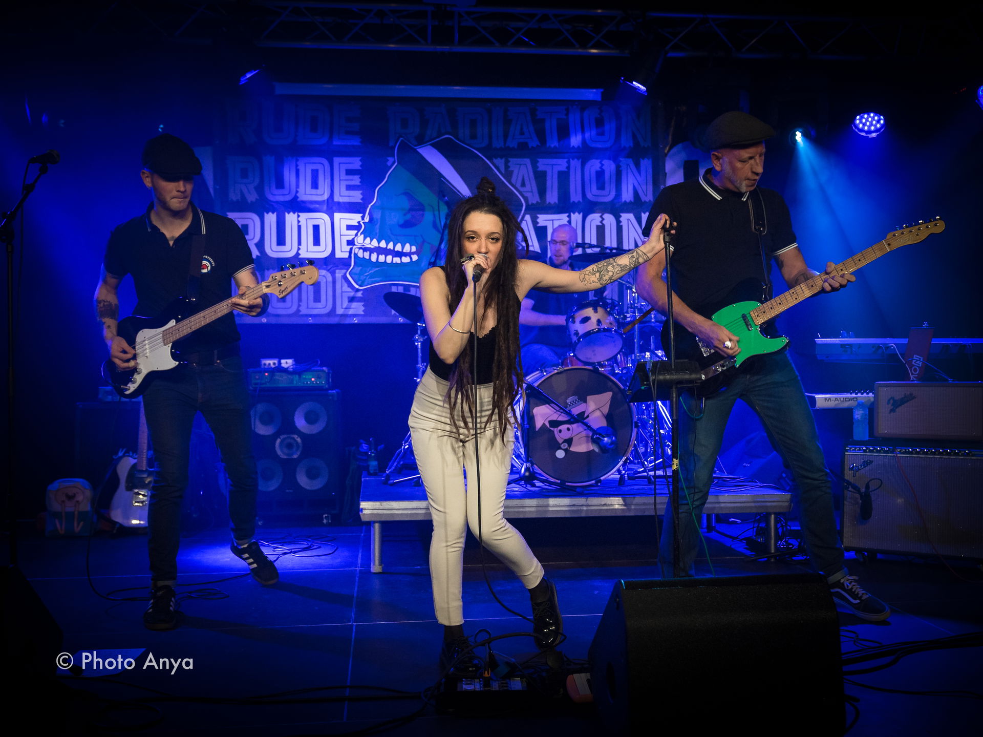 Rude Radiation op 26 oktober 2019 in het voorprogramma van Mark Foggo in Het Podium. Foto's door Photo Anya