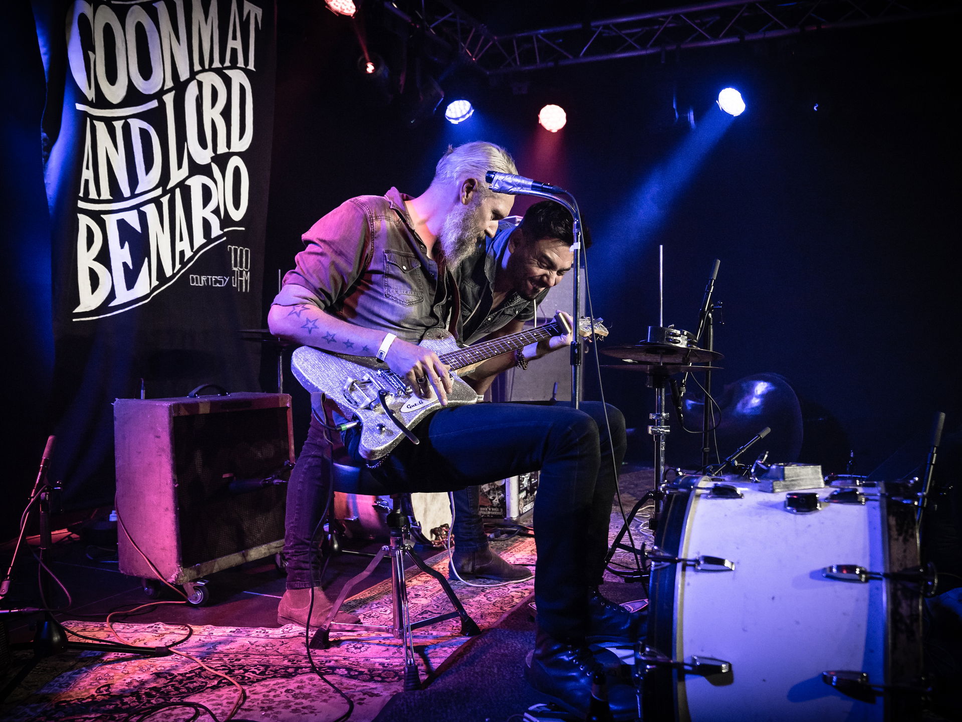 Op 5 oktober speelde The Goon Mat & Lord Benardo op de Bluesnight in Het Podium. Foto's door Photo Anya