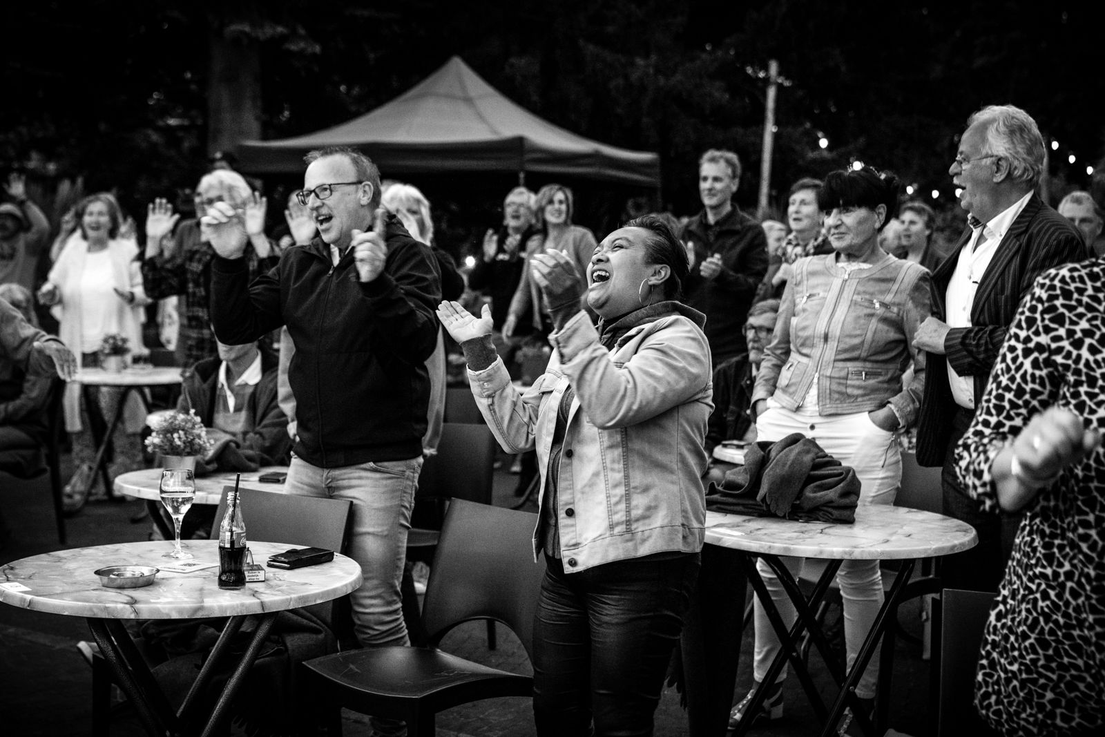 Photo Anya maakte foto's van het tuinconcert van Massada op 23 juli 2021 in Hoogeveen.