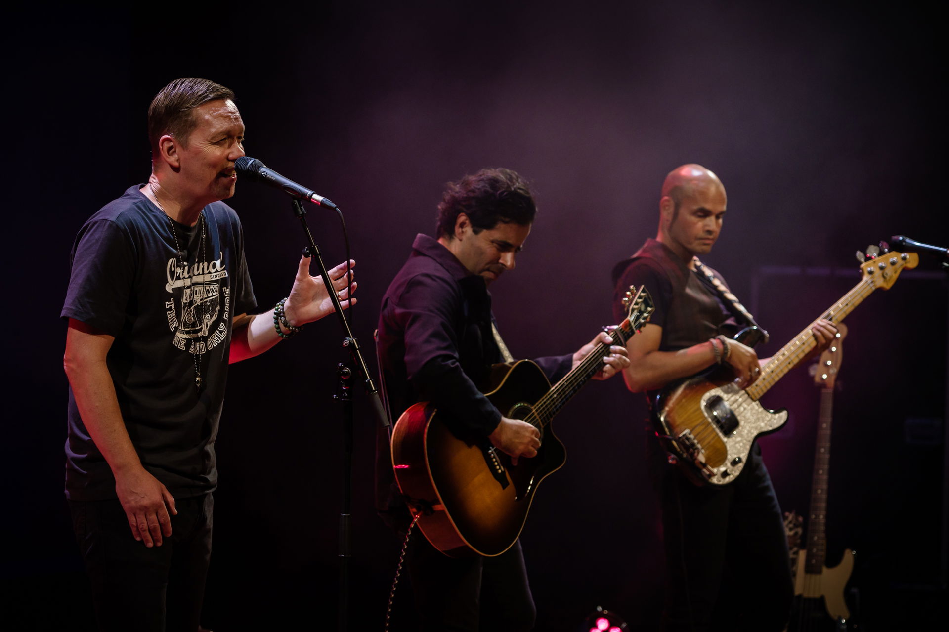 Het tuinconcert van Van Dik Hout op 24 juli 2021 werd verplaatst naar de Tamboerzaal. Photo Anya maakte foto's van het concert in Hoogeveen.