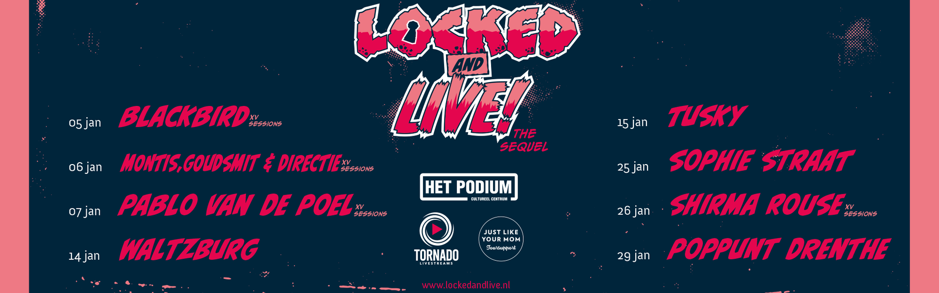 Locked & Live affiche 2022