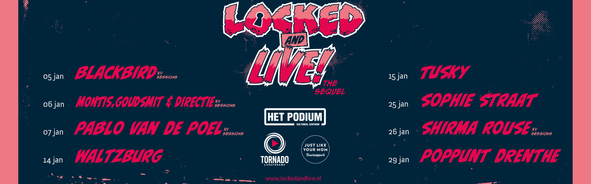 Locked & Live affiche 2022