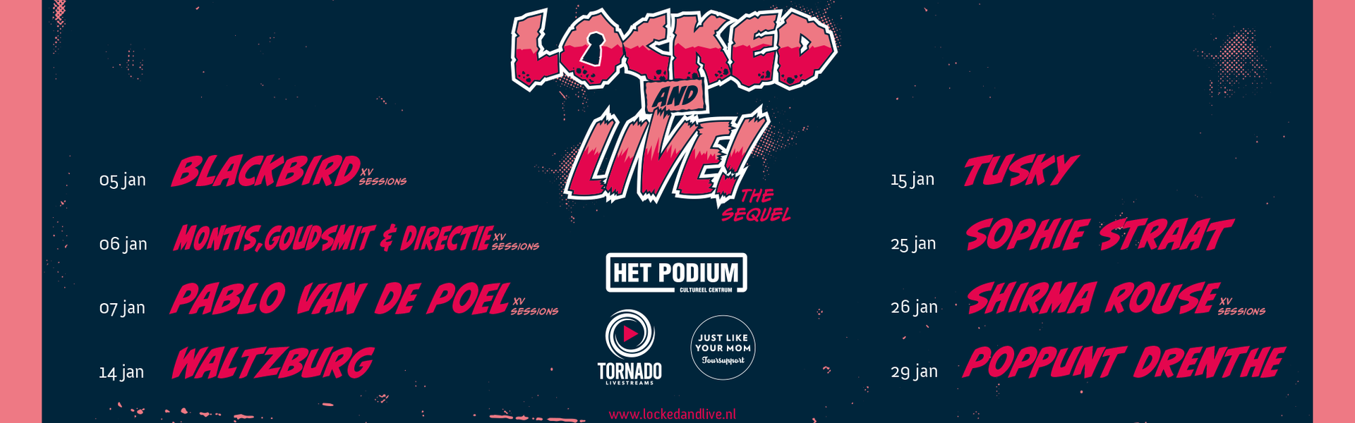 Locked & Live affiche 2022