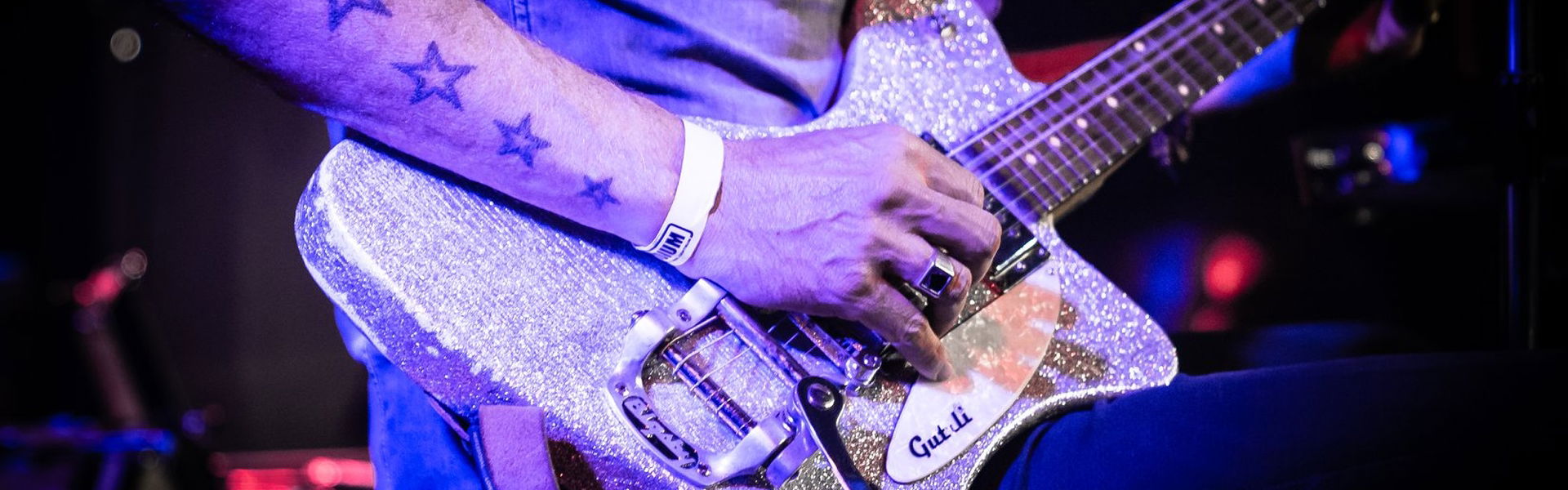 Gitaar tijdens de Bluesnight in Het Podium