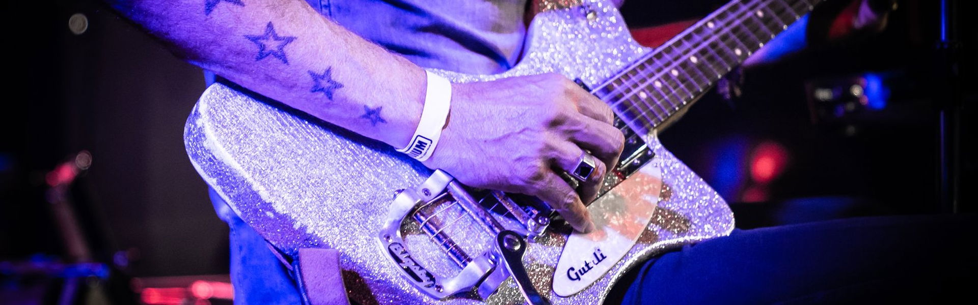 Gitaar tijdens de Bluesnight in Het Podium