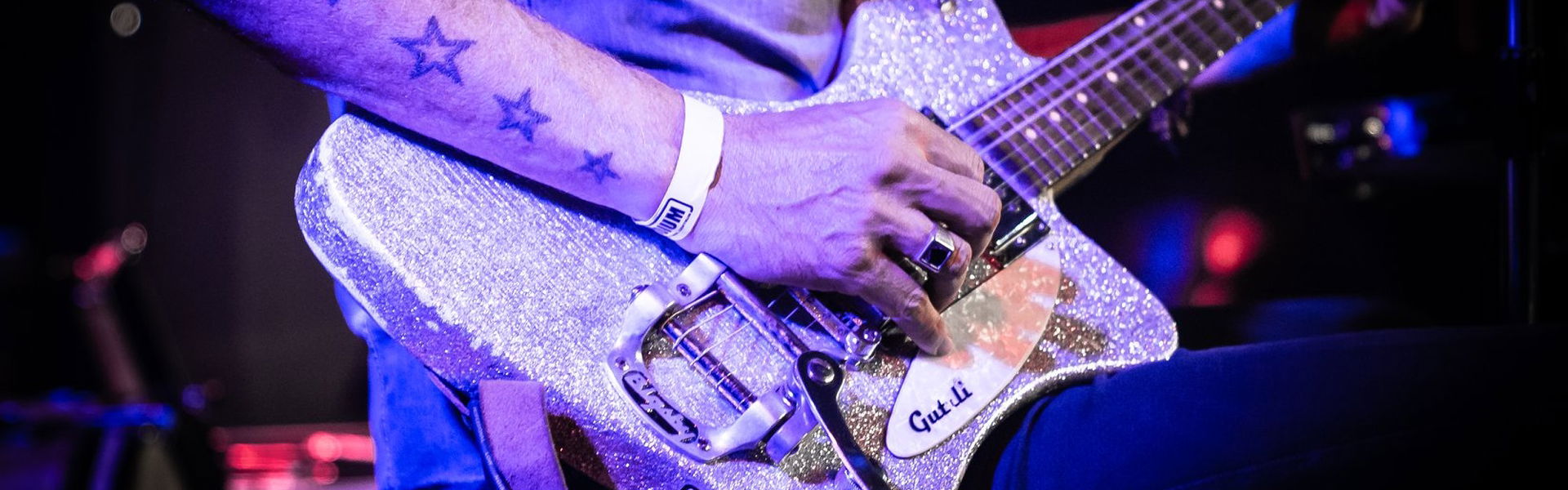 Gitaar tijdens de Bluesnight in Het Podium