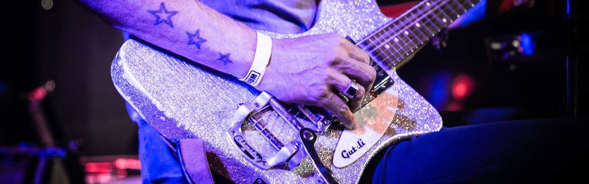 Gitaar tijdens de Bluesnight in Het Podium