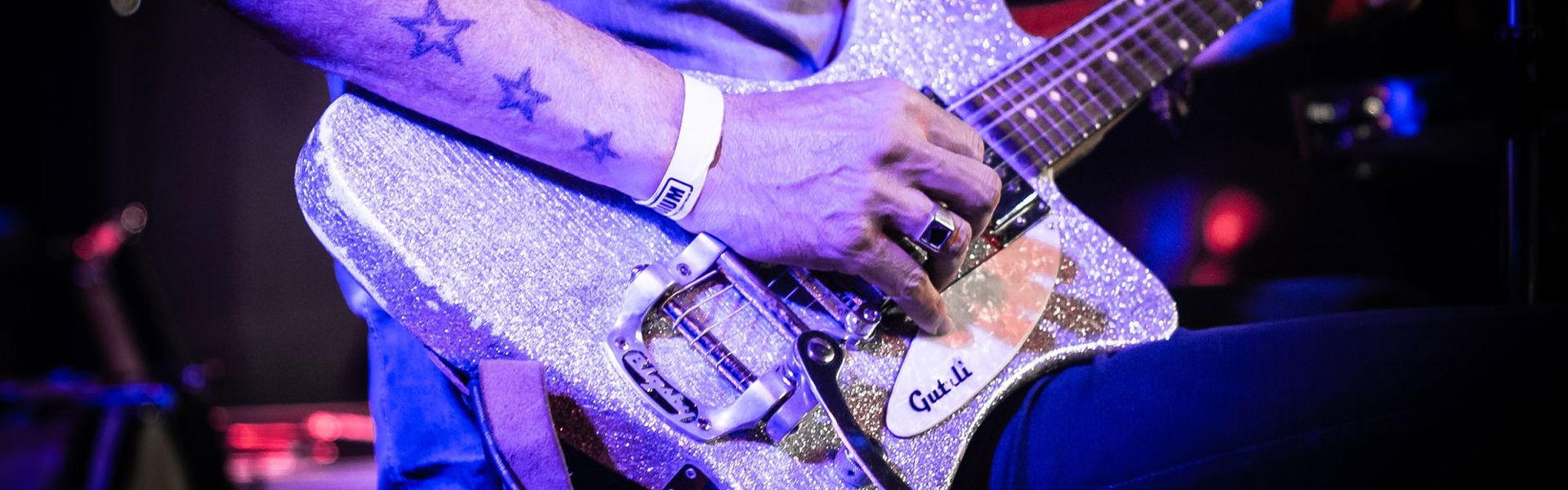 Gitaar tijdens de Bluesnight in Het Podium