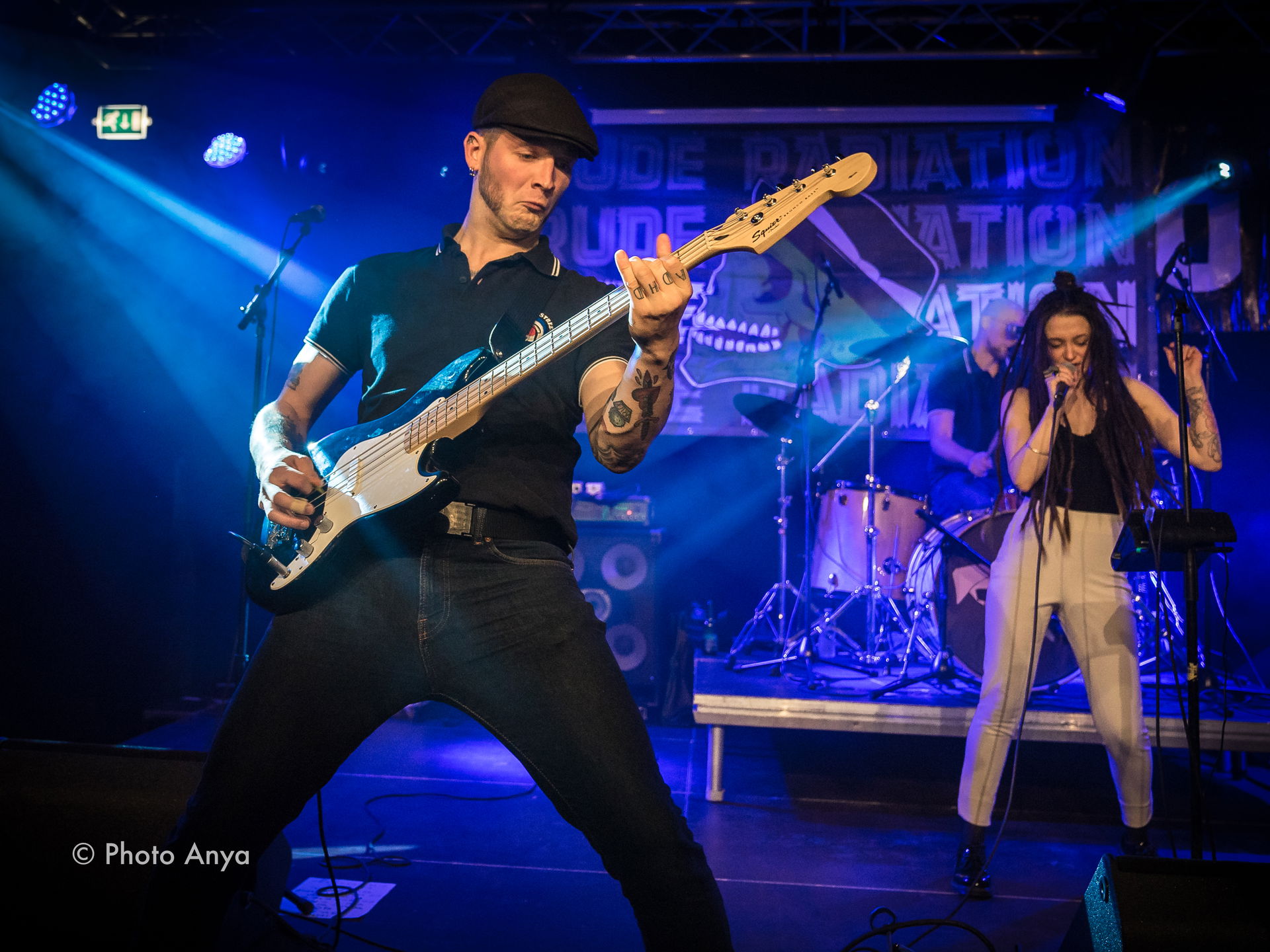 Rude Radiation op 26 oktober 2019 in het voorprogramma van Mark Foggo in Het Podium. Foto's door Photo Anya