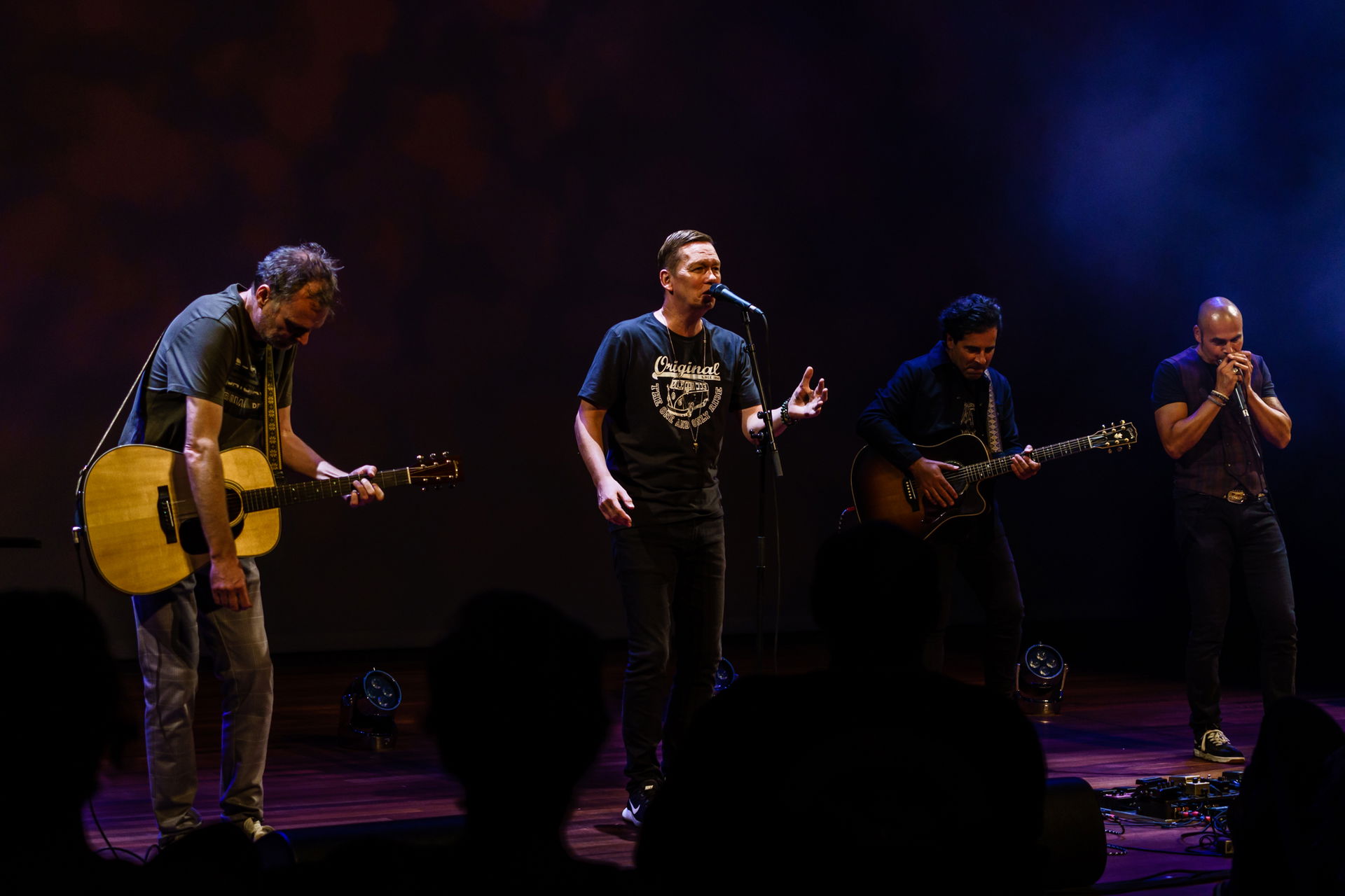 Het tuinconcert van Van Dik Hout op 24 juli 2021 werd verplaatst naar de Tamboerzaal. Photo Anya maakte foto's van het concert in Hoogeveen.