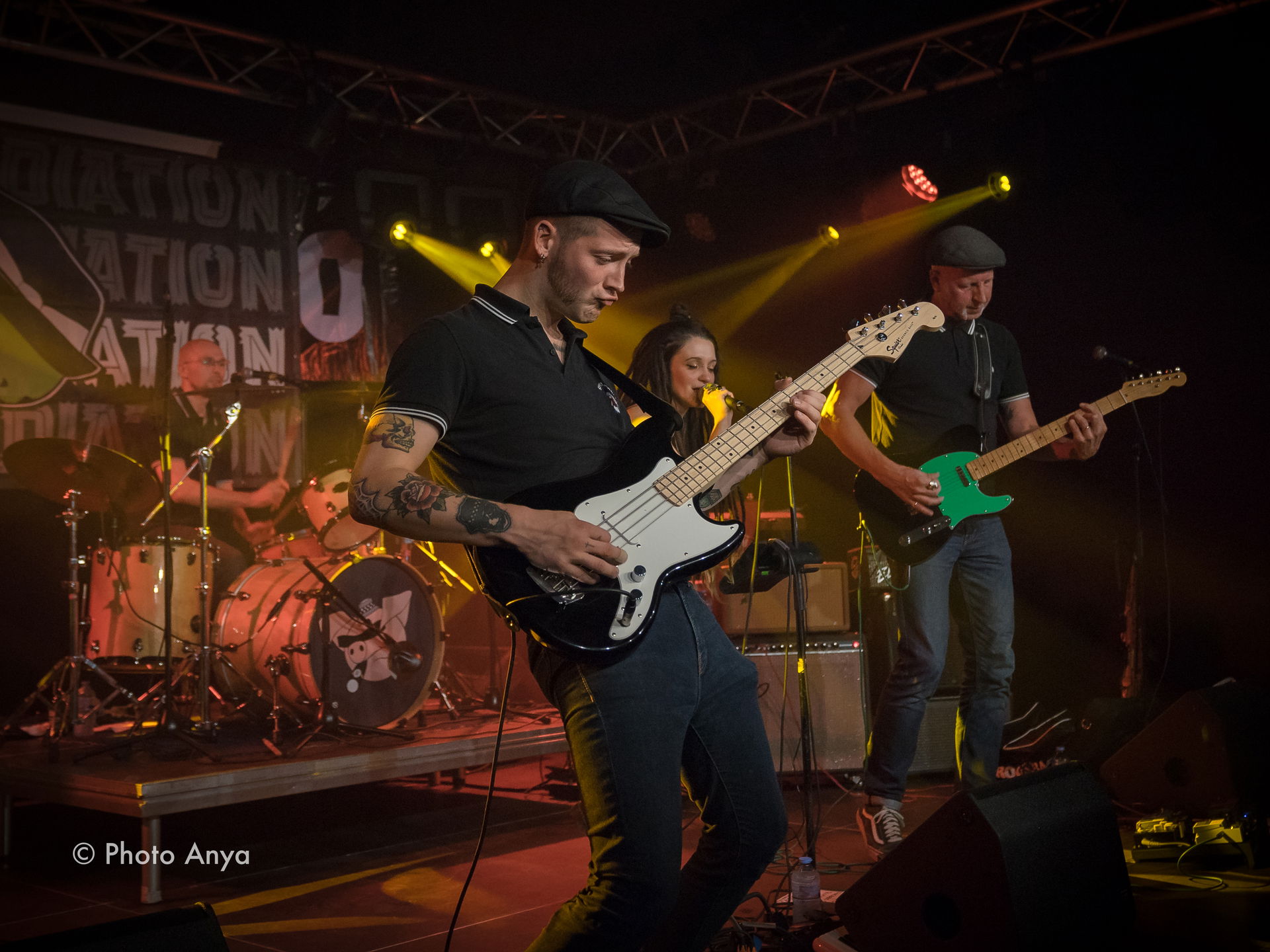 Rude Radiation op 26 oktober 2019 in het voorprogramma van Mark Foggo in Het Podium. Foto's door Photo Anya