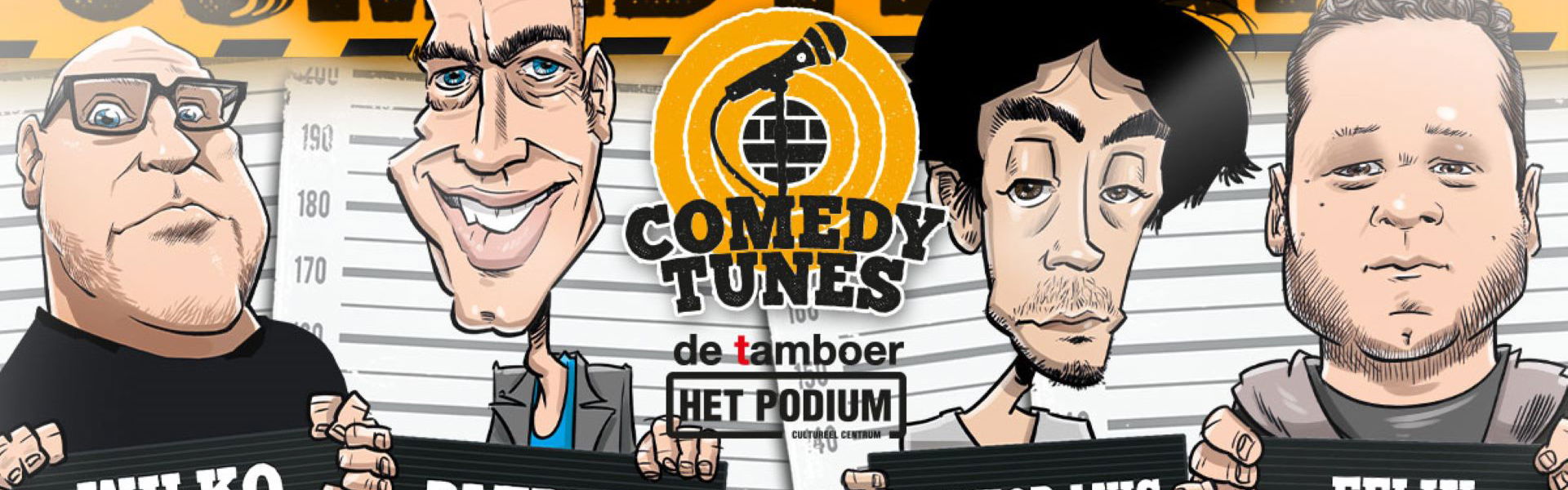 Comedytunes Comedynight in Het Podium