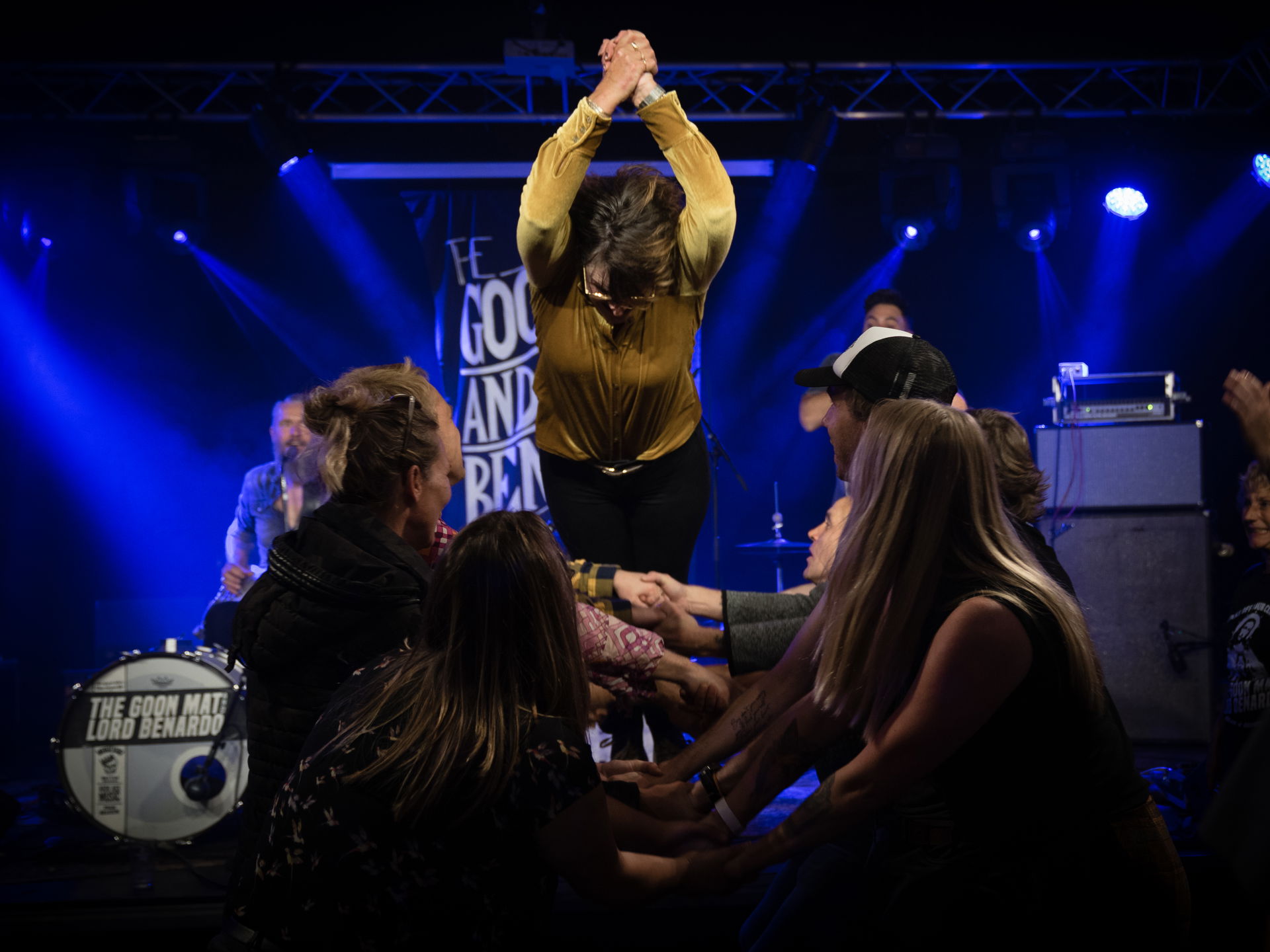 Op 5 oktober speelde The Goon Mat & Lord Benardo op de Bluesnight in Het Podium. Foto's door Photo Anya